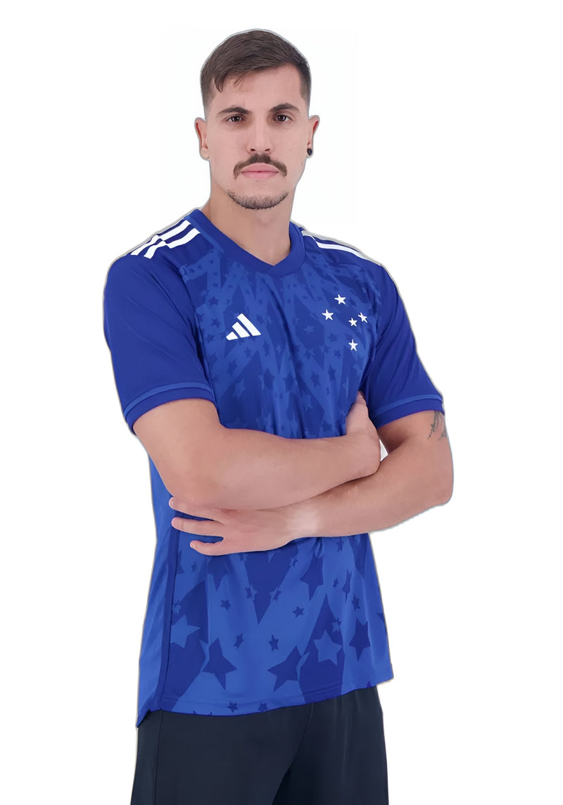 Camisa do Cruzeiro Linha Premium 2024 / Tecnologia Aeroready, Controla a Umidade e Remove o Suor do Corpo