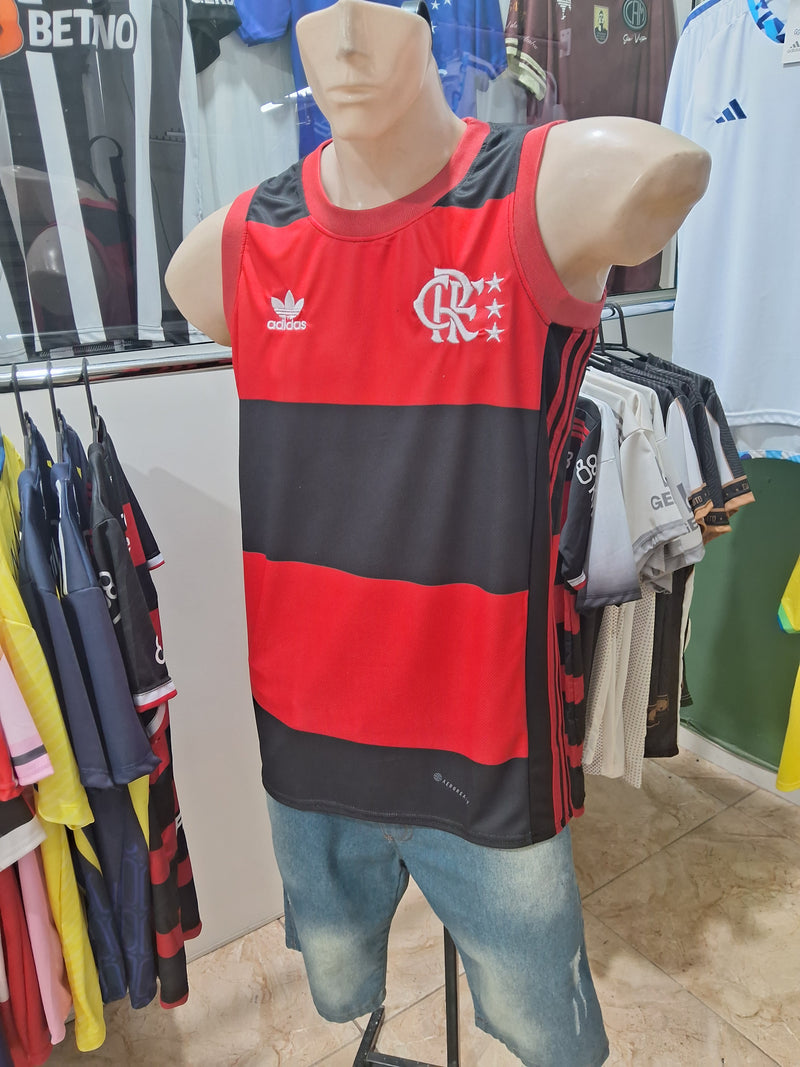 Camiseta Regata do Flamengo / Linha Premium / Tecnologia Aeroready, Controla a Umidade e Remove o Suor do Corpo