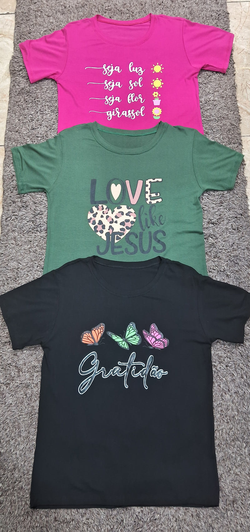 Camisetas Femininas Tamanho G / Leve 3 Por Apenas 75 Reais / FRETE GRÁTIS .