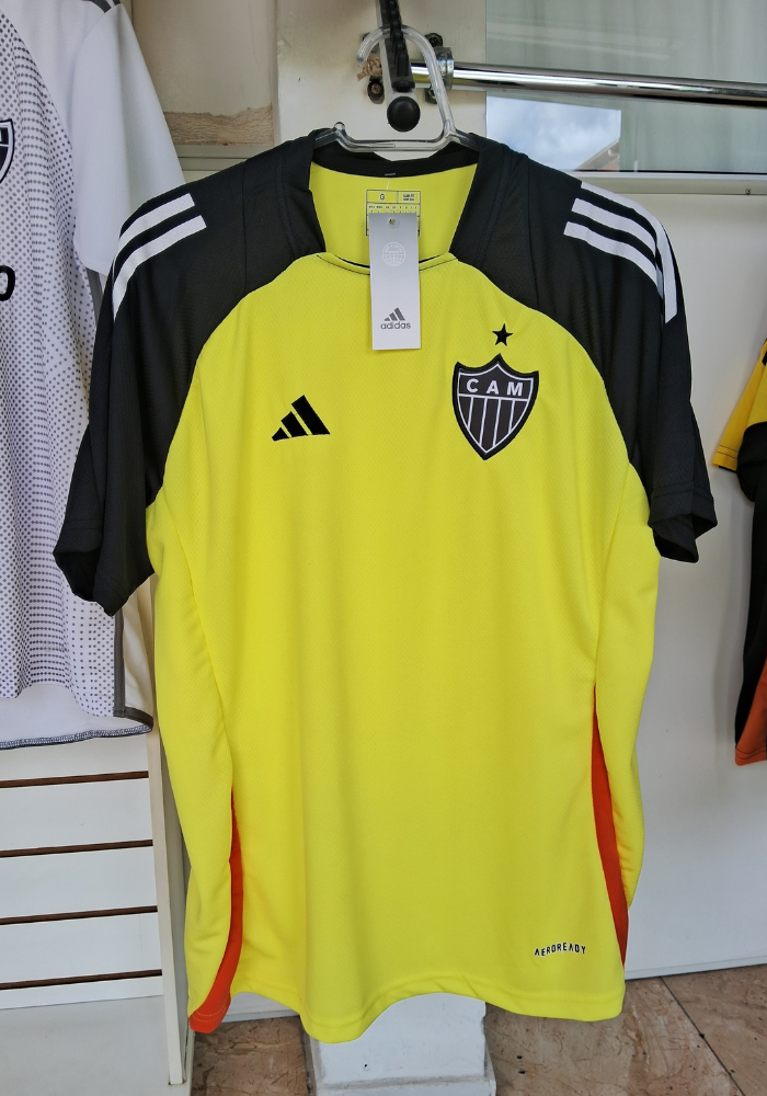 Camisa do Atlético / Camisa de Treino 2025 / Linha Premium Tecnologia Aeroready, Controla a Umidade e Remove o Suor do Corpo